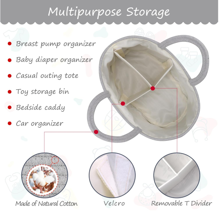 Baby Diaper Caddy Organizer